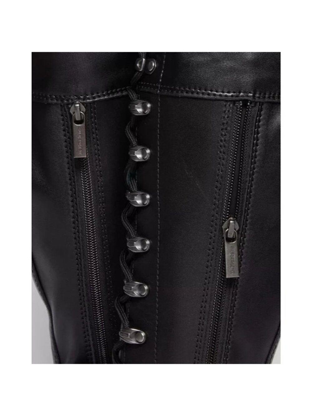 Dr. Martens Audrick 22i Size 6 Women Extreme Lace Knee High Platform Boot Black - Picture 5 of 8